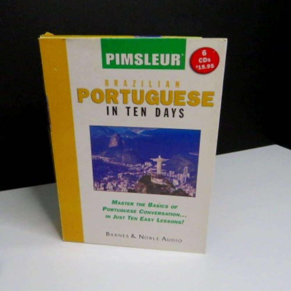 Pimsleur Brazilian Portuguese In Ten Days 6 CD's
